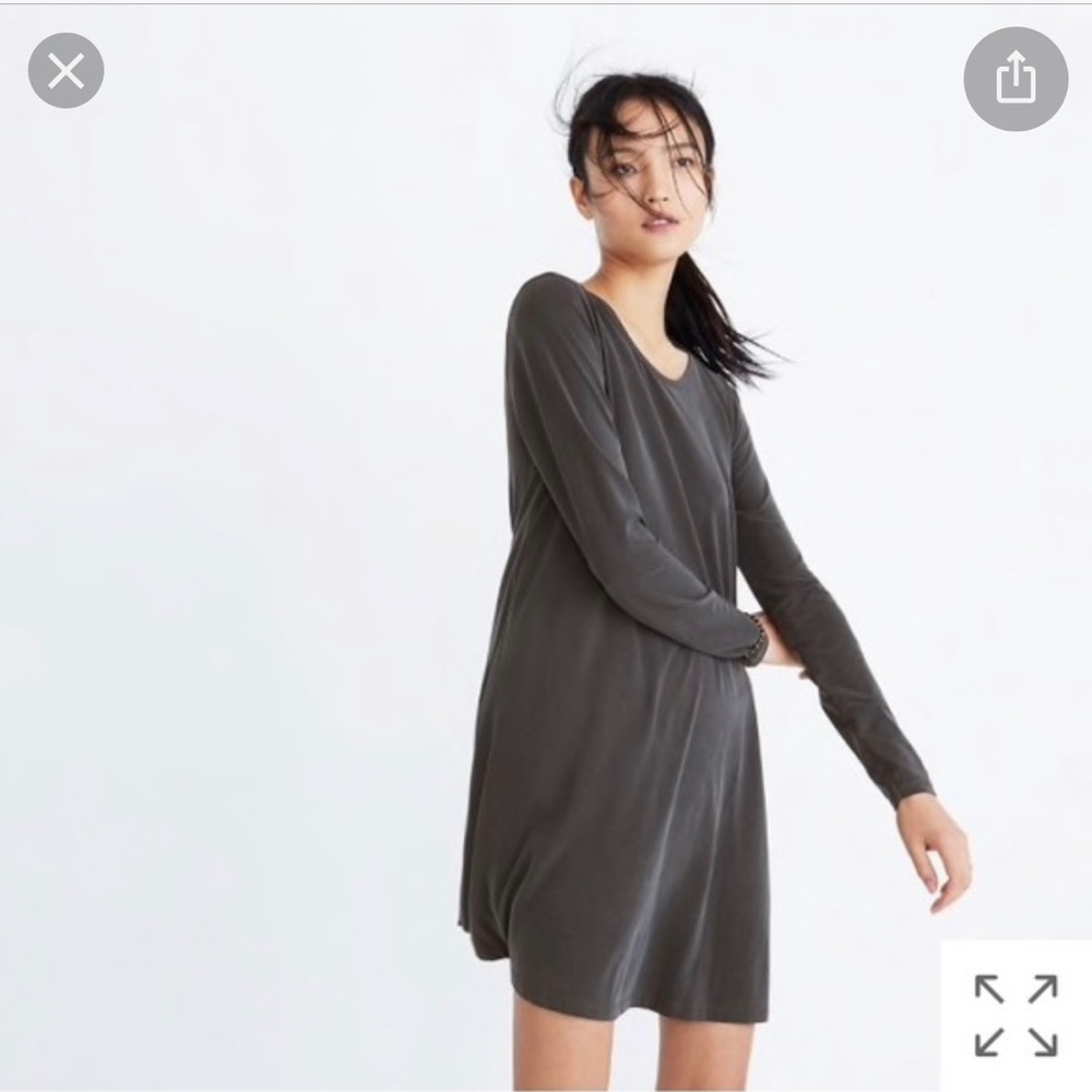 Madewell Sandwashed Swingy T Dress NWT